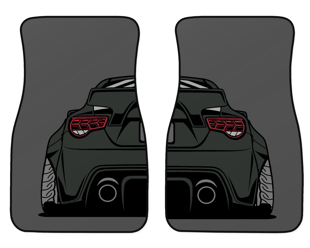 Dark Widebody Coupe Rear Car Mats
