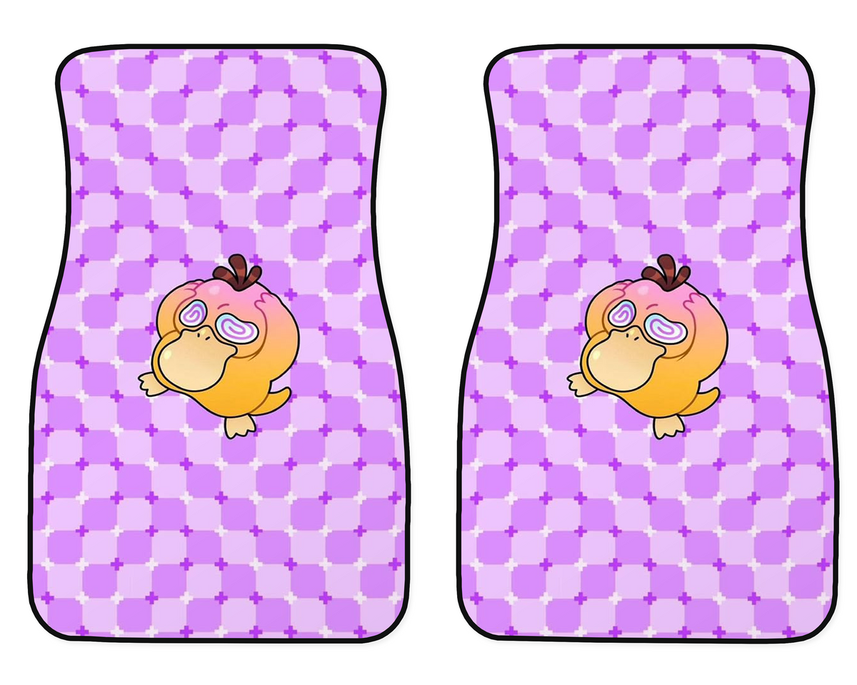 Dizzy Yellow Duck Car Mats