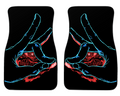 Neon Fox Sign Car Mats