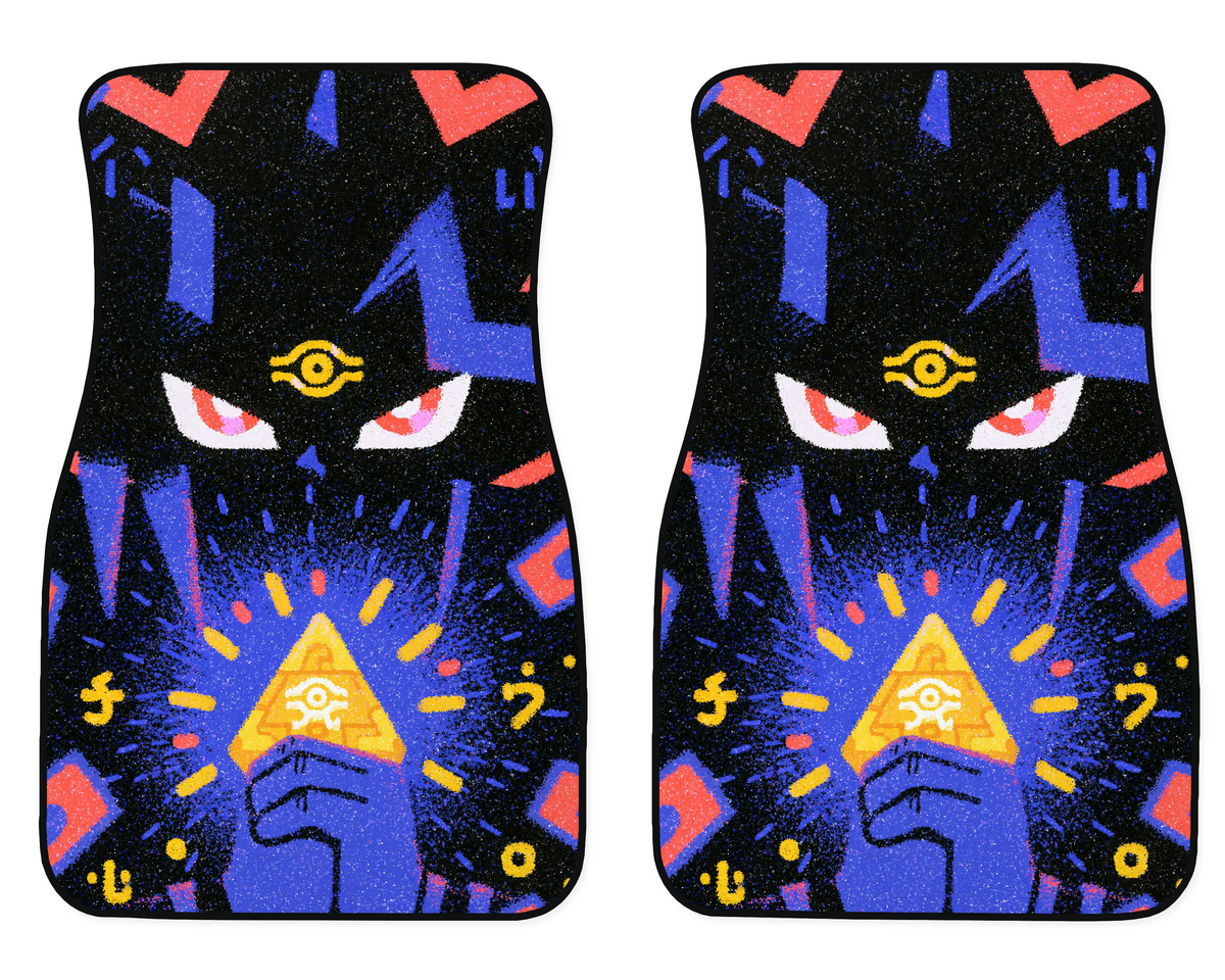 Third Eye Shadow Puzzle Car Mats