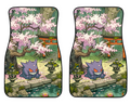 Purple Ghost Sakura Garden Car Mats