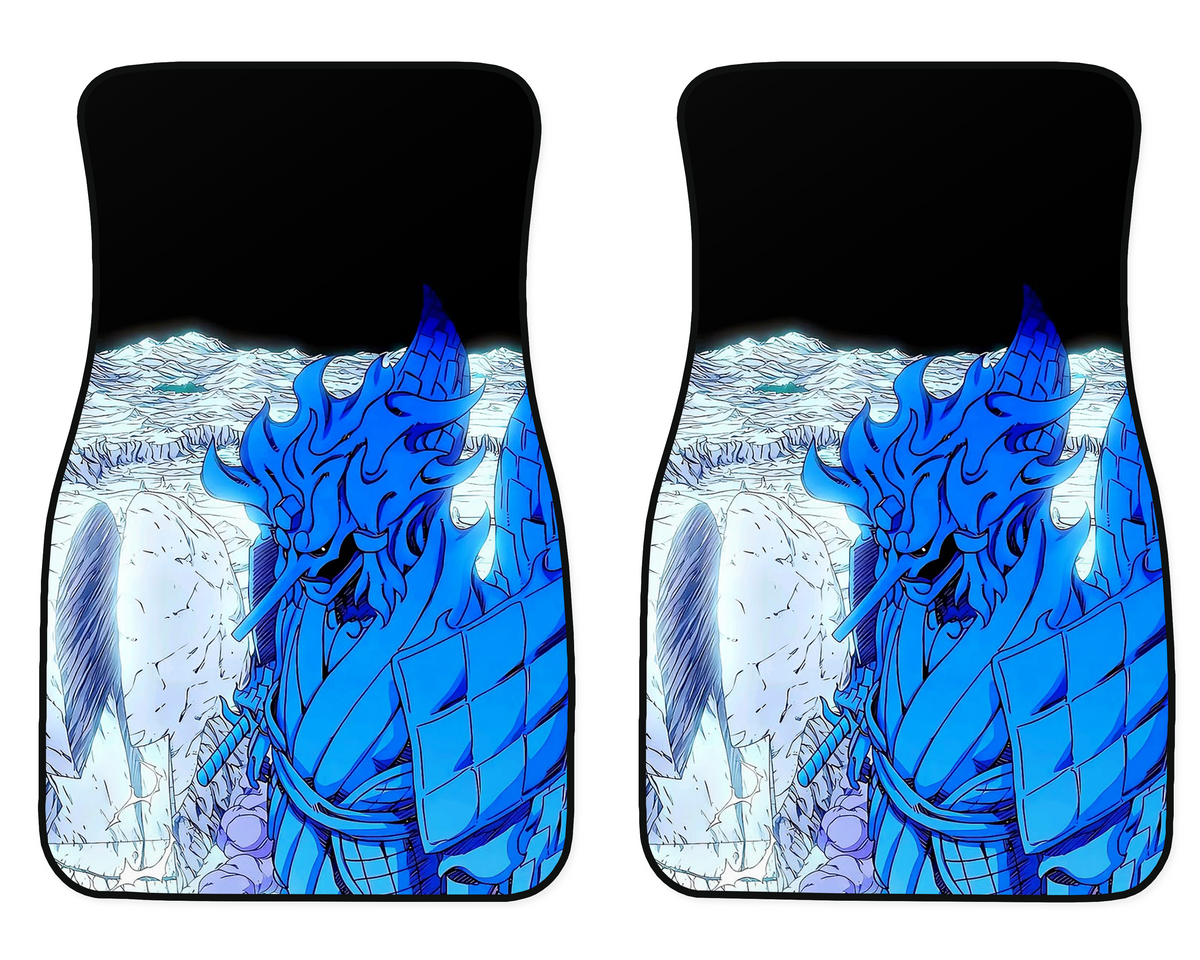 Blue Spirit Armor Samurai Car Mats
