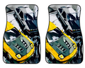 Yellow Drift Duo Car Mats